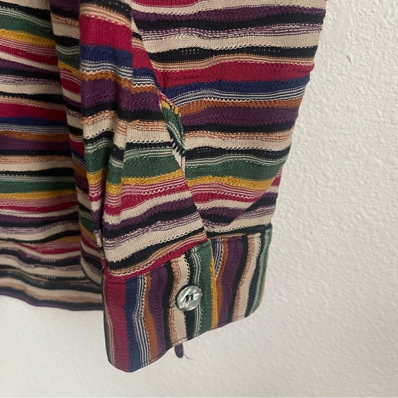 Steelhead Coogi Multi Color Stitching Long Sleeve Polo Shirt - Picture 5 of 6